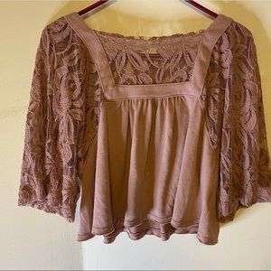 Free People Lace Crop top